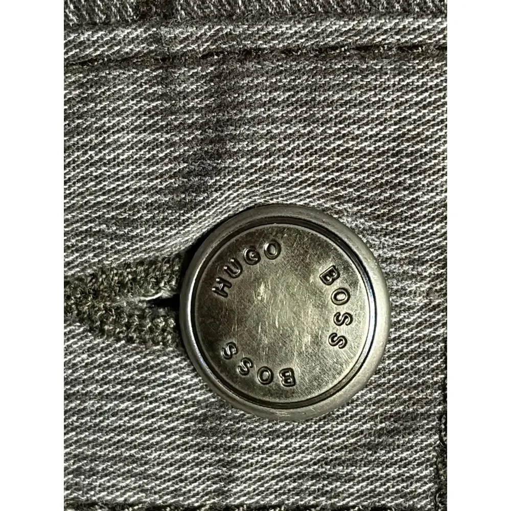 Hugo Boss Gray Finest Cotton Flannel Jean Pant 33/32